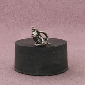 bell trading post sterling silver vintage squirrel orgeon travel charm pendant
